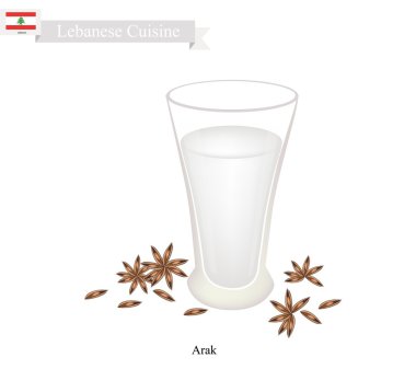 Arak veya Lübnan Clear Brandy, Lübnan'da Popüler Dink