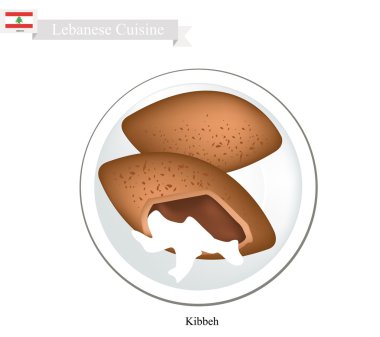Kıymalı Et ve Bulgur Buğdayından İçli Köfte veya Lübnan Köftesi