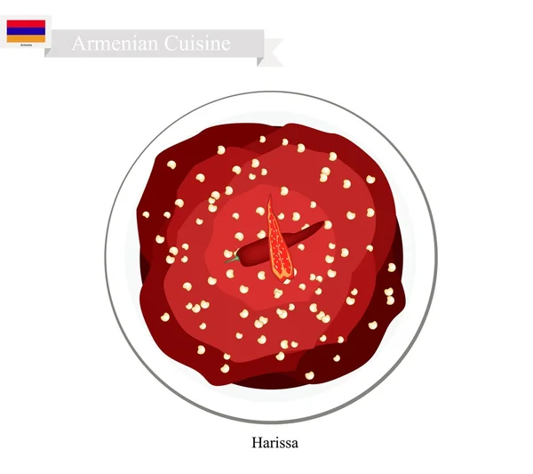 ฮาริสซ่าหรืออาร์เมเนียพริกไทยร้อนวาง — ภาพเวกเตอร์สต็อก