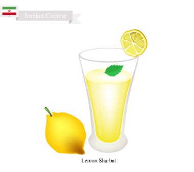 Limon Sharbat veya Limon ve Şurup Gönderen İran İçecek