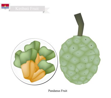 Vida çam, Kiribati yerel bir meyve