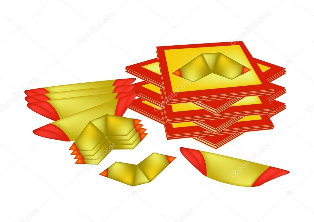Joss Paper and Chinese Gold Paper for Chinese Celebration