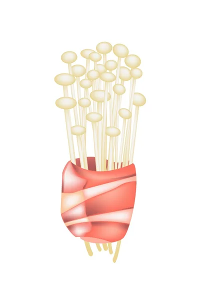 エノキタケストックベクター ロイヤリティフリーエノキタケイラスト Depositphotos