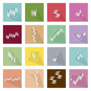 Collection of 16 LinearRegression Chart Icons