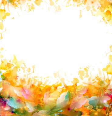 Soyut sanat renk çerçeve arka planı için