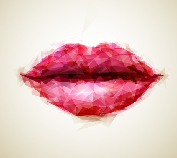 Beautiful woman lips