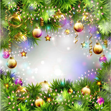 Creative Christmas background clipart