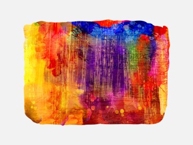 Sulu Boya renkli arka plan