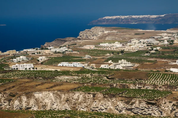 Pohled shora na Santorini — Stock fotografie