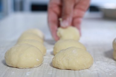 Yapımı ekmek hamur