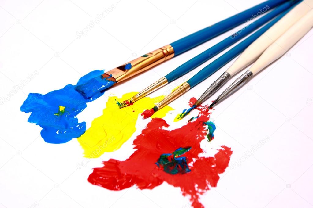 Colorful Painting Brushes