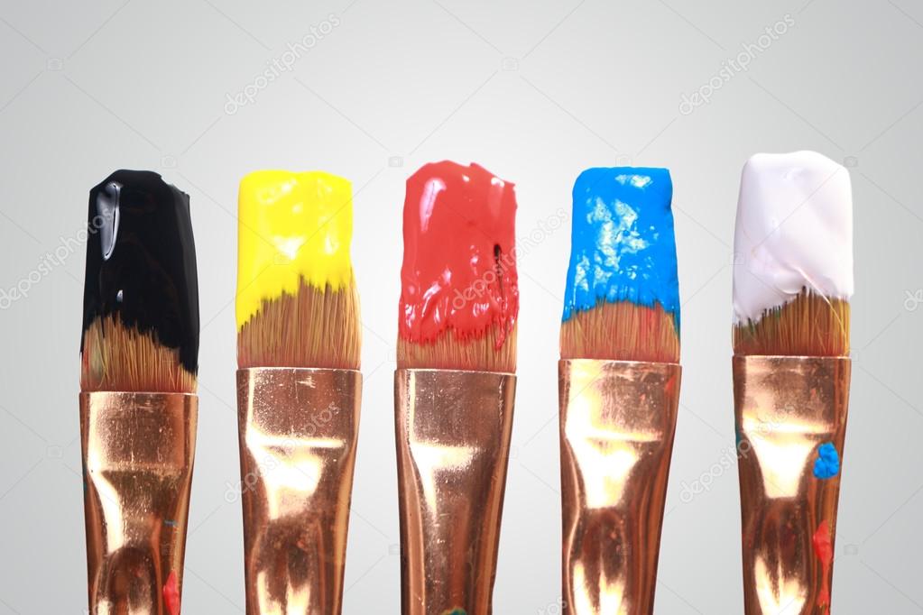 Colorful Painting Brushes