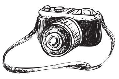 Kamera Doodle İllüstrasyonu