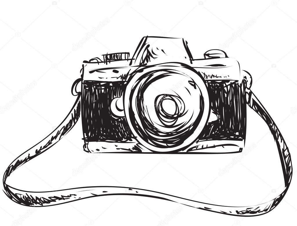 Camera Doodle Illustration Stock Vector Image by ©airdone 110941654