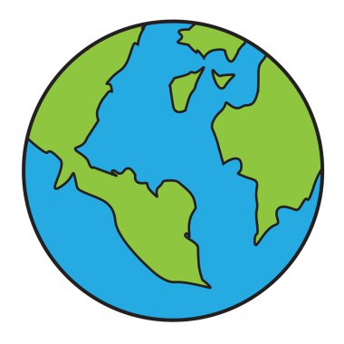 Planet earth karikatür