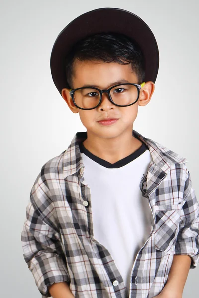 Asiático menino sorrindo — Fotografia de Stock