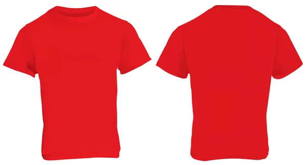 Червоній сорочці шаблон — стоковий вектор
