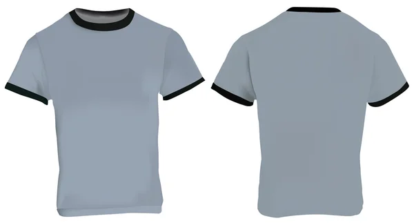 Camiseta gris del timbre — Vector de stock