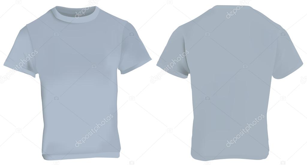 Download Grey Shirt Template Grey Shirt Template Stock Vector C Airdone 118954836 PSD Mockup Templates