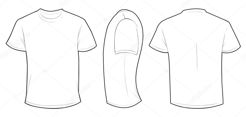 White Shirt Template Stock Vector Image by ©airdone #119781360