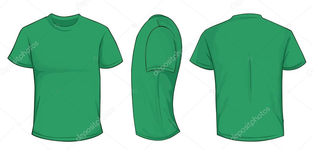 Blank Green Shirt Template | vlr.eng.br