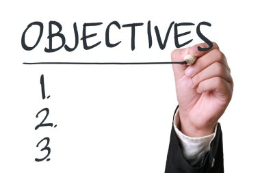 Hedefler, yazı karakterleri tahtaya yazıldı, hayat ve iş motivasyonu ilham verici kavram