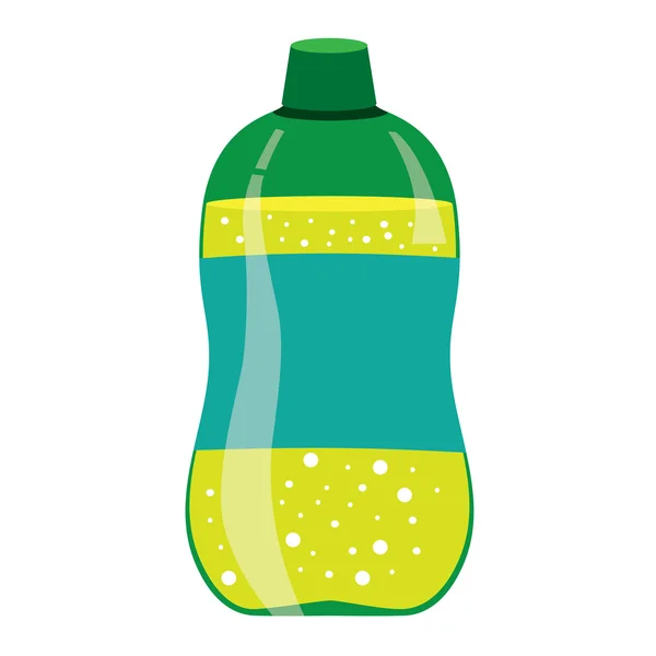 Green Lemonade Bottle — Stock Vector