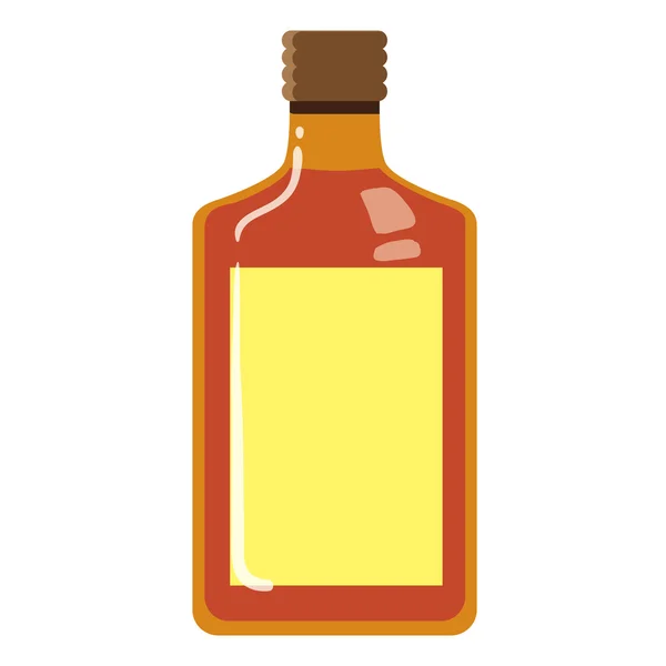 Orange Bottle — Stock Vector