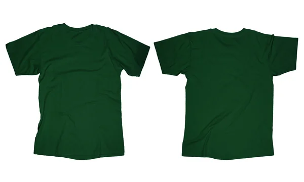 Plantilla de camiseta verde oscuro —  Fotos de Stock