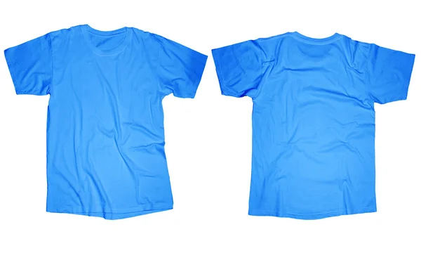 Hellblaue T-Shirt-Vorlage — Stockfoto
