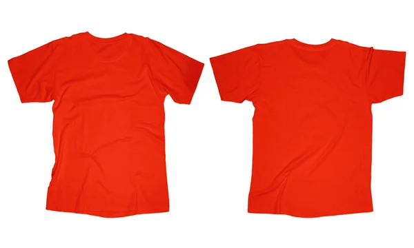 Vorlage für rotes T-Shirt — Stockfoto