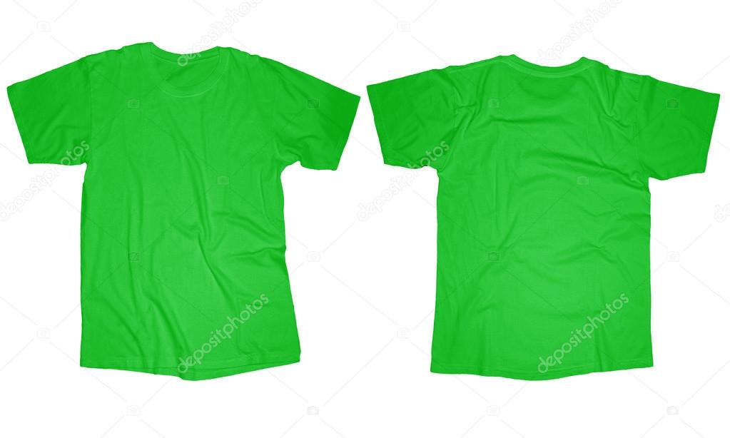 Blank Green Shirt Template | vlr.eng.br