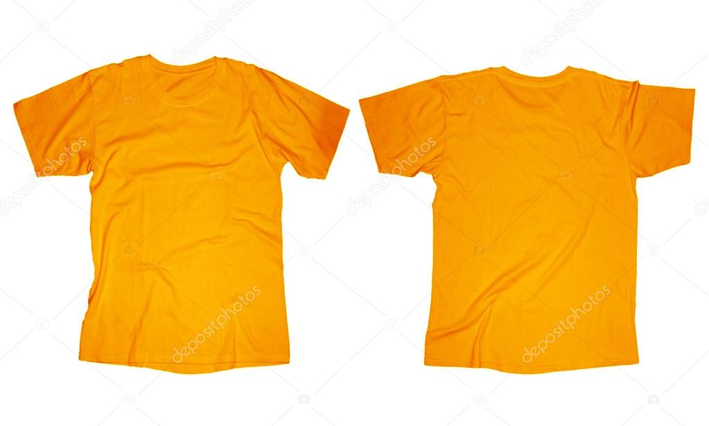 orange t shirt back
