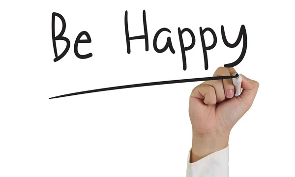 Wees gelukkig. — Stockfoto
