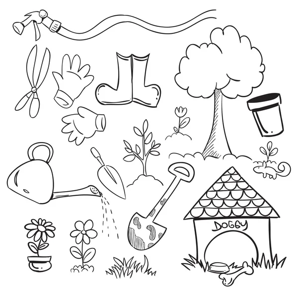 Jardinage — Image vectorielle