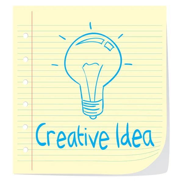 Kreativní nápad — Stockový vektor