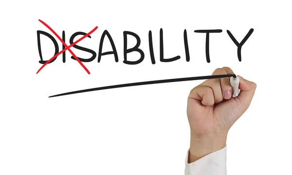 Disability to Ability — Stock Photo, Image
