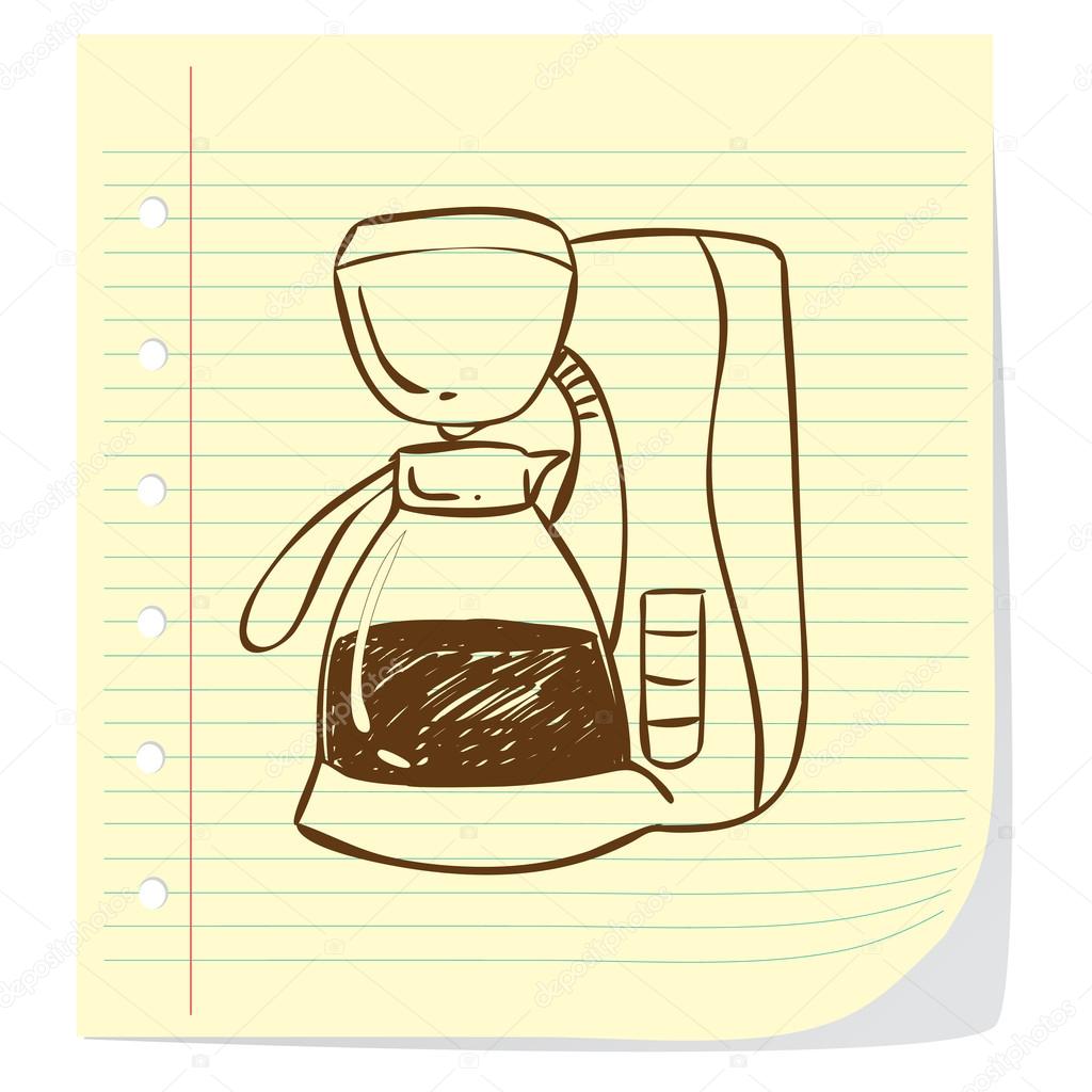 Coffee Machine Doodle