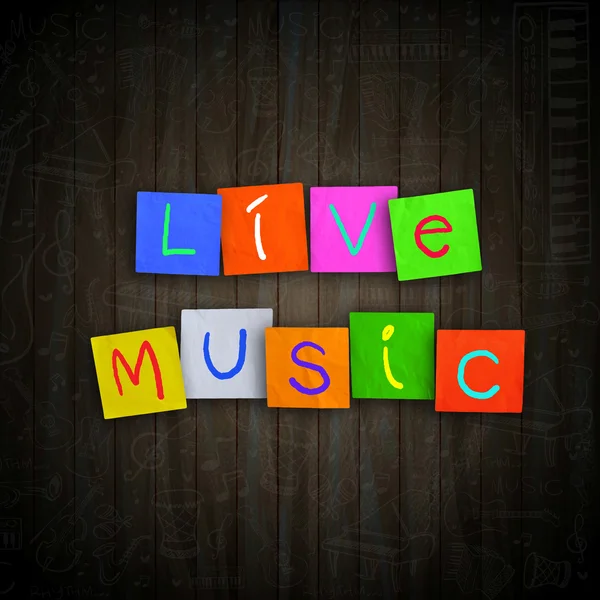 Live muziek — Stockfoto