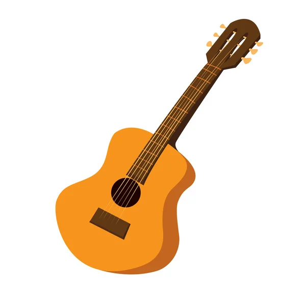 Guitarra acústica — Archivo Imágenes Vectoriales