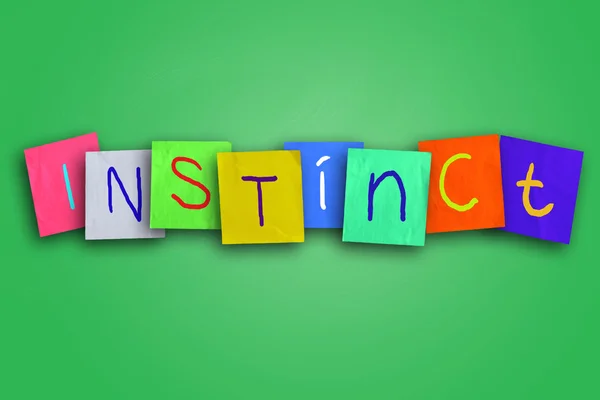 Instinct Concept — Stock Photo, Image