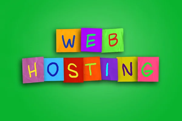 Web-Hosting Internet-Konzept — Stockfoto