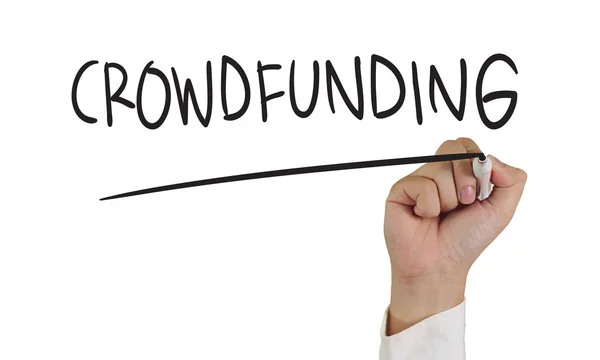 Concetto di crowdfunding — Foto Stock