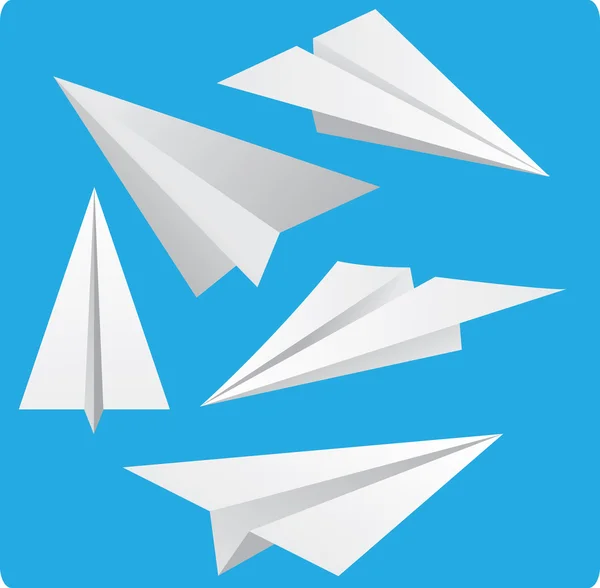 Papír letadla — Stockový vektor
