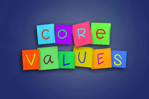 Valores fundamentais — Fotografia de Stock