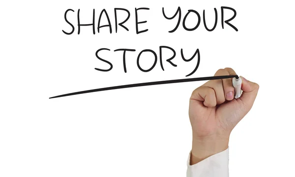 Share Your Story — Fotografie, imagine de stoc