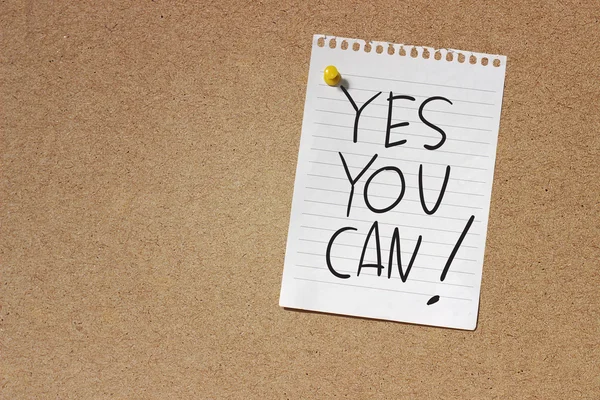 Yes You Can — Stock Photo, Image