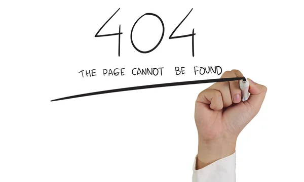 404 Fehler — Stockfoto