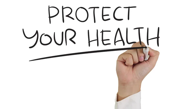 Proteja su salud — Foto de Stock