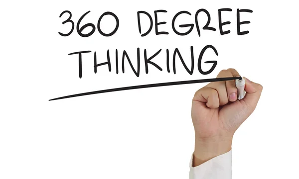 360 Degree Thinking — Stock Photo, Image